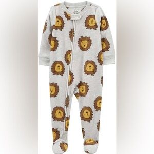 Baby one piece Lion fleece footie pajamas, 24 months